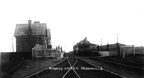 Brownhills station, early 1900s