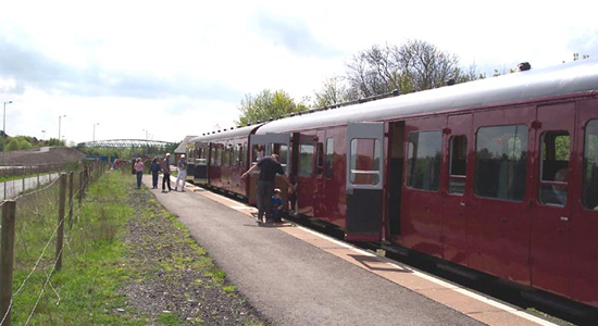 End of the line at Chasetown Church Street halt