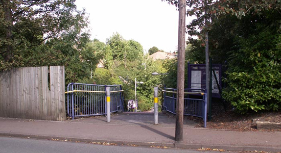 The Crescent Midland Metro entrance