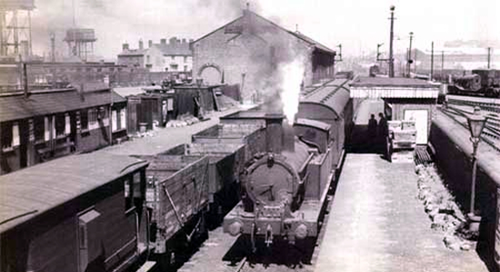 Great Bridge North station 1950 (John Edgington)