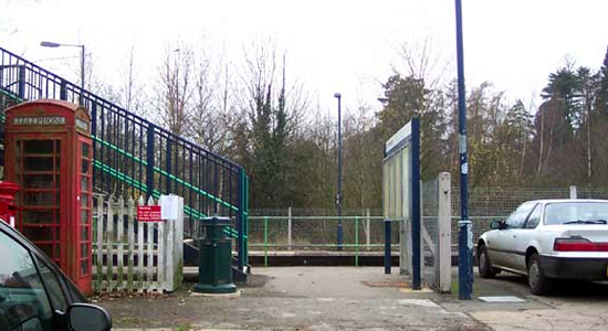 Lapworth station entrance