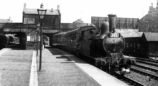 Monument Lane station 1950 (Millbrook House)