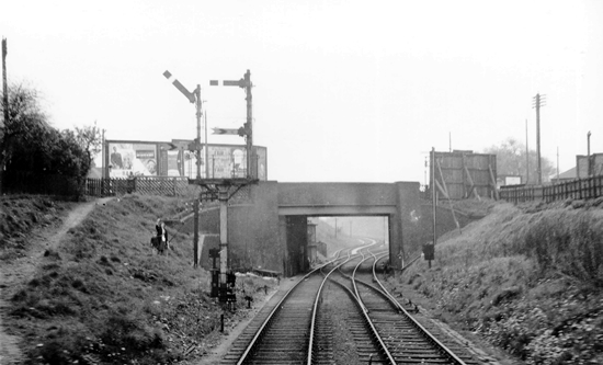 North Walsall Station site 1951 (Milepost)