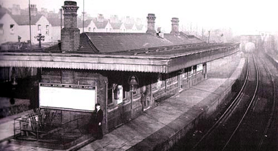 Rotton Park Road station 1934 (W.A.Camwell)