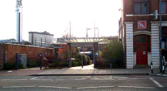 St Paul's Midland Metro entrance