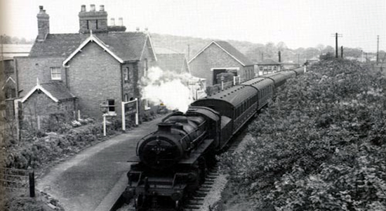 Studley & Astwood Bank station 1957 (T.J. Edgington)
