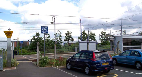 Wednesbury Parkway Midland Metro entrance