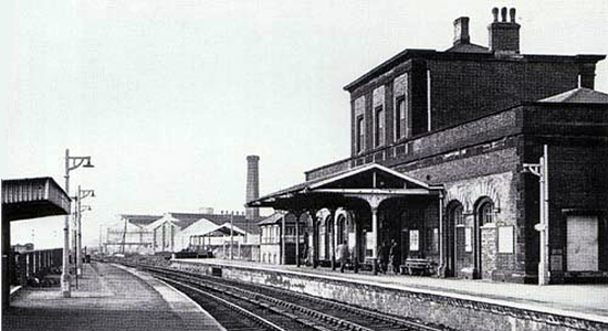 Wednesbury Central station 1966
