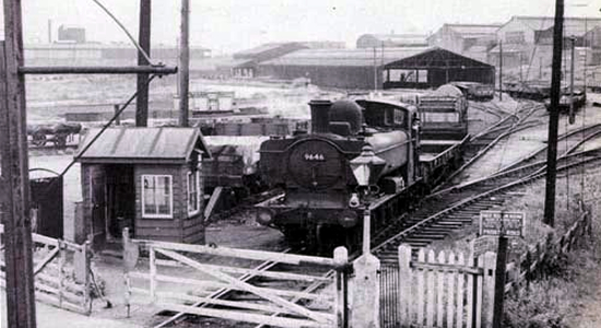 Withymoor Goods station during the 1960s (Ned Williams)