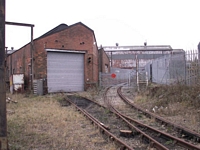 Longbridge works railway engine shed