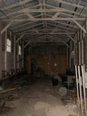 Inside the Chief Surveryor's coach shed