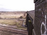 View along Bennerley viaduct