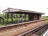 Brading station down platform
