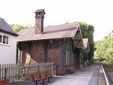 Matlock Bath station building from platform