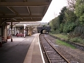 Matlock station towards Matlock Bath