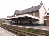 Sandown station building