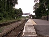 Whatstandwell station view towards Ambergate station