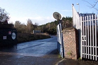 Banbury Wharf Embankment spur from main line