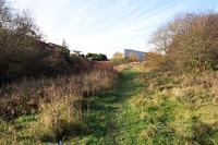 Looking towards Dudley and halt from Baptist End Road
