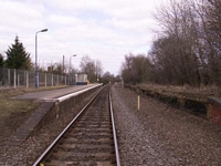Station from trackbed