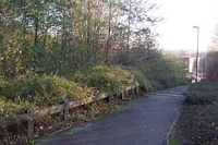 Bilston West Station site to left, towards Coleshill Road