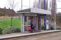 Black Lake Midland Metro stop Wolverhampton platform
