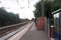 Blake Street station Birmingham platform towards Butler's Lane