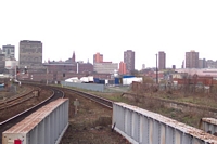Abandoned viaduct from cattle station drive