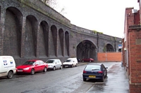Abandoned viaduct, Upper Trinity St