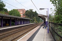 Bournville station Redditch platform towards Selly Oak