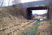 Base of Moor Street bridge