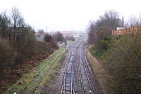 Brockmoor Halt towards the branch from Eastern Avenue