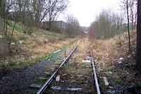 Brockmoor Halt site from under Moor Street bridge