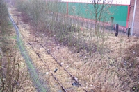 Wombourne platform site from bridge