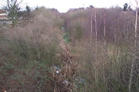 Brownhills station site towards Lichfield