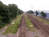 Castle Bromwich Station towards Water Orton