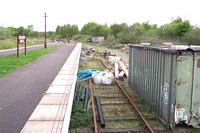 Disused siding Chasewater Heaths station