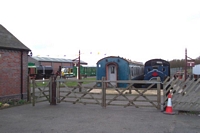 Brownhills West station from car park