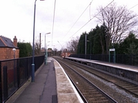 Chester Road station towards Wylde Green