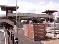 Coleshill Parkway Station structure from car park