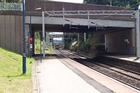 Coseley station Birmingham platform towards Birmingham