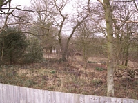 Coughton station bridge site, Sambourne Rd, looking South