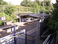 The Crescent Midland Metro entrance pathway