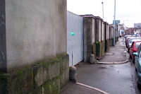 Blocked-off entrance