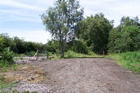 Cutnall Green halt site from top of drive