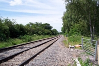 Cutnall Green halt looking towards Stourbridge
