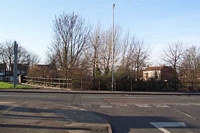 Daisy Bank station site from Hall Green St/Ash St junction