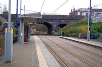 Dartmouth Street Midland Metro stop towards West Bromwich