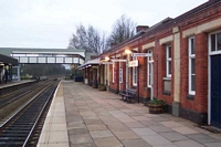 Dorridge station Leamington Spa platform buildings
