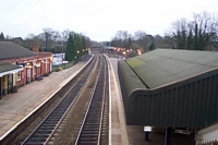 Dorridge station from footbridge